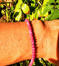 Load image into Gallery viewer, Faceted Ruby Bracelet Sterling Silver