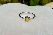 Load image into Gallery viewer, Citrine Gemstone Ring 925 Sterling Silver