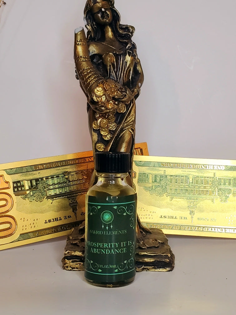 Prosperity it is Abundance Intention Oil